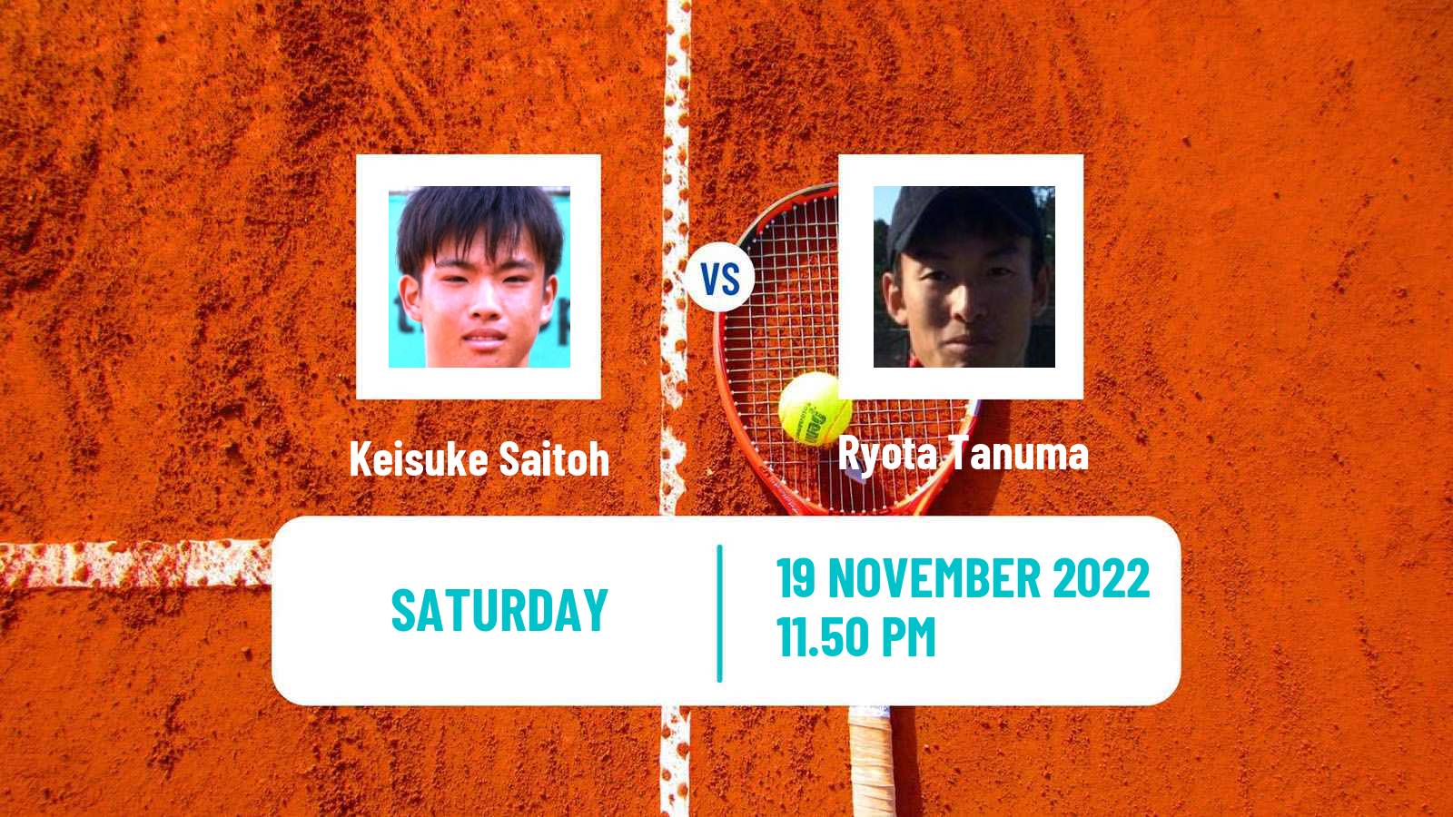 Tennis ATP Challenger Keisuke Saitoh - Ryota Tanuma