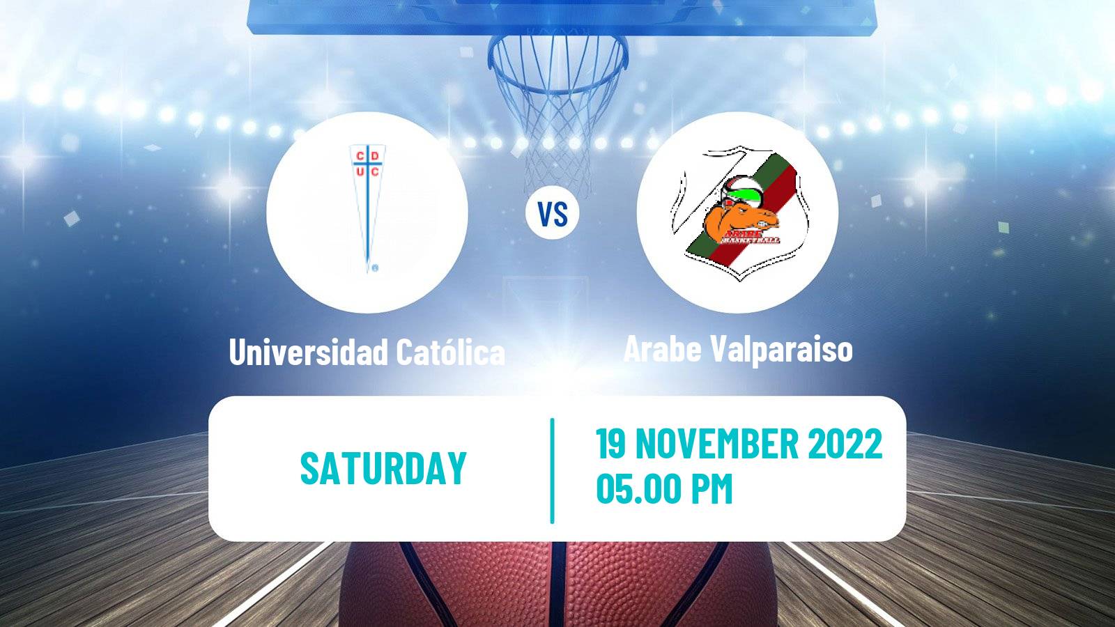 Basketball Chilean Copa Basketball Universidad Católica - Arabe Valparaiso