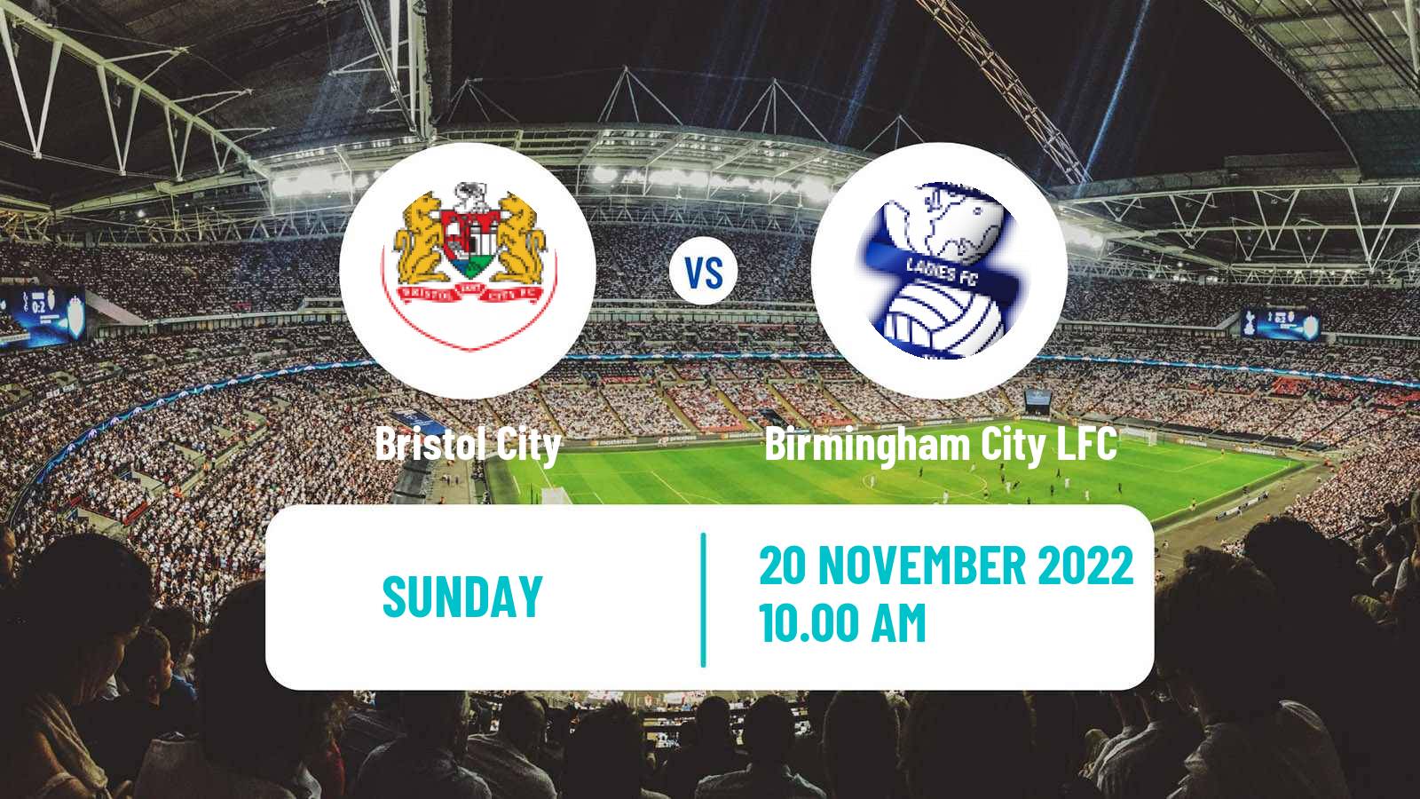 Soccer English Women Championship Bristol City - Birmingham City LFC