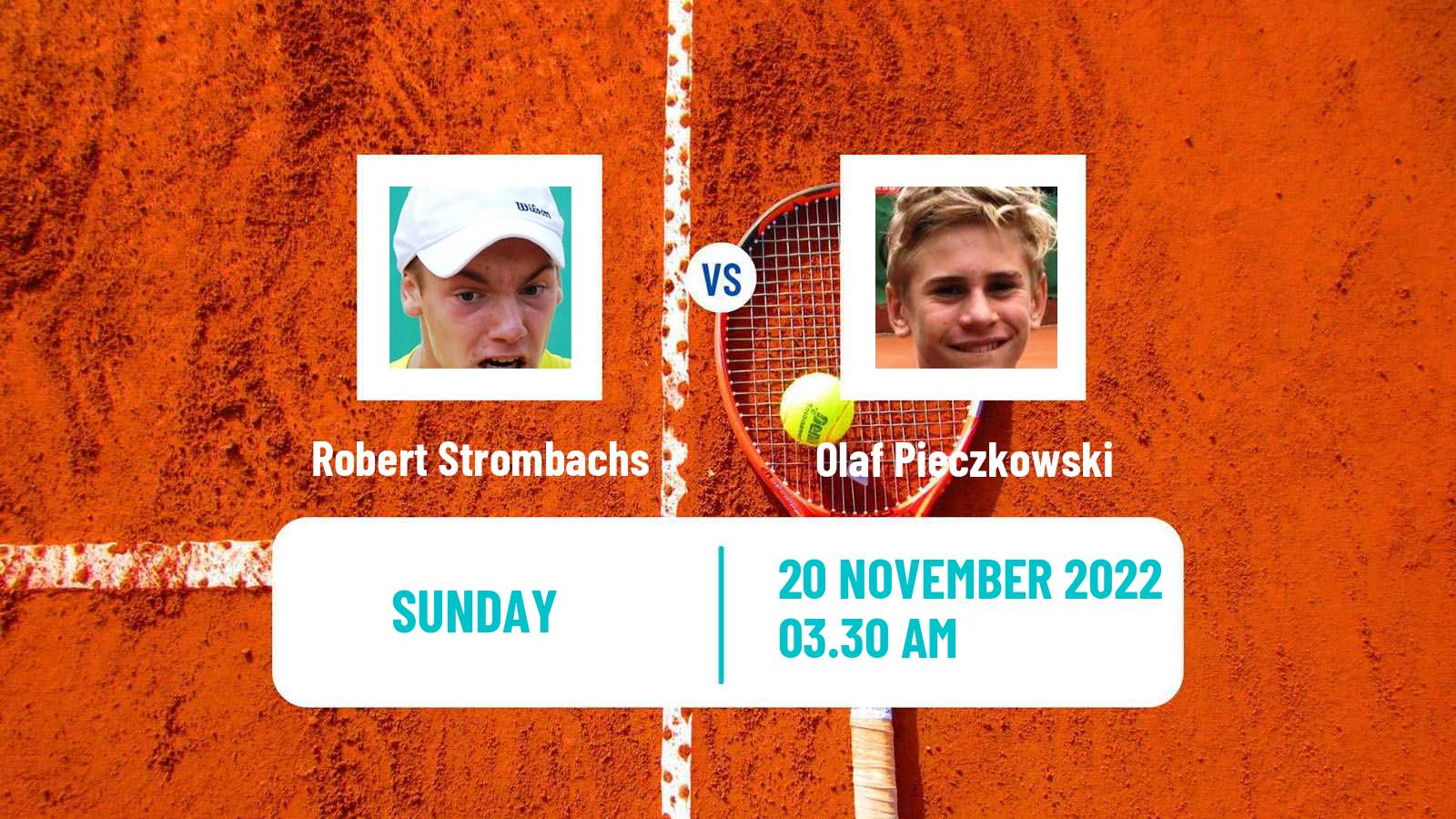Tennis ITF Tournaments Robert Strombachs - Olaf Pieczkowski