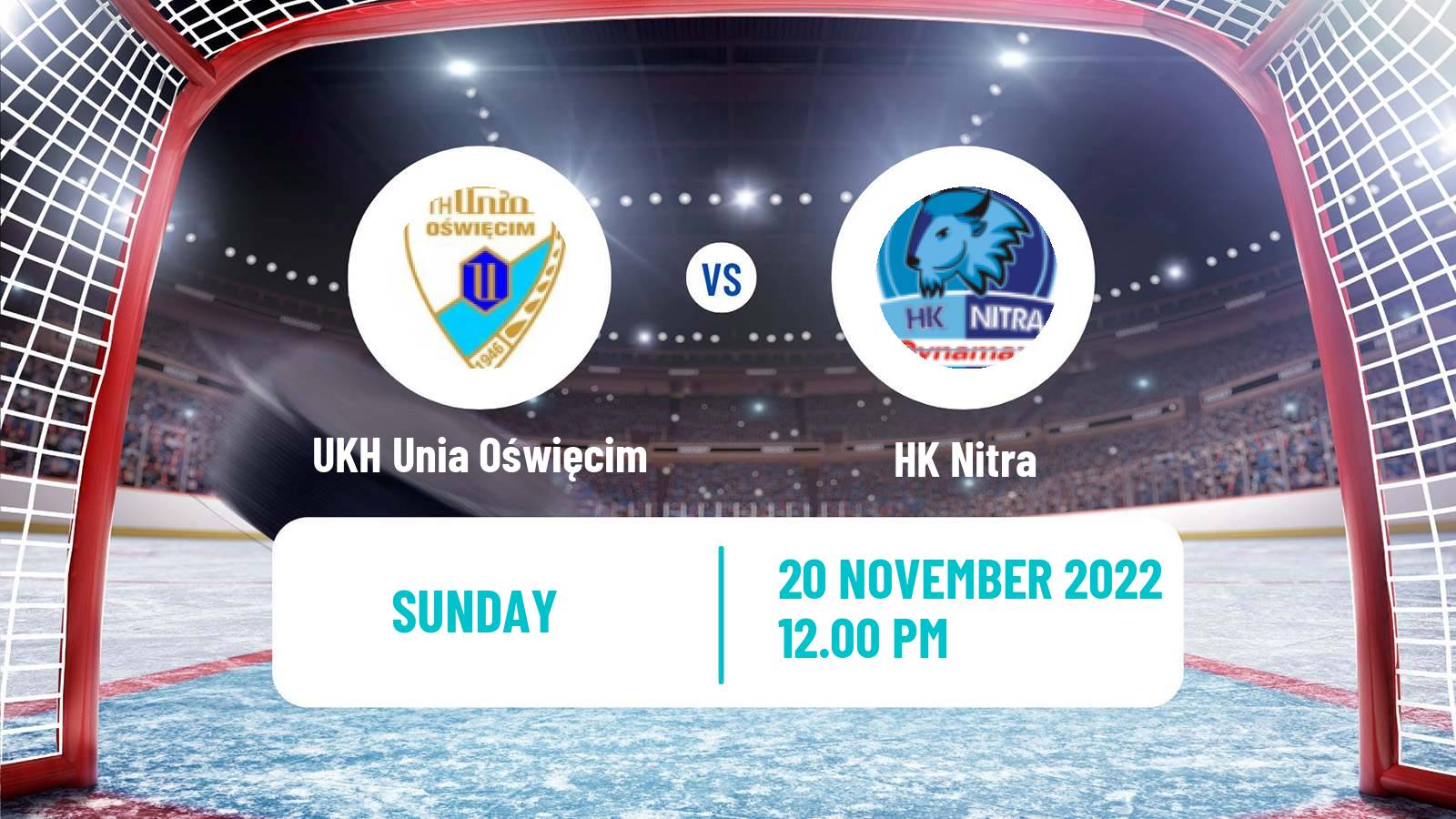 Hockey IIHF Continental Cup UKH Unia Oświęcim - Nitra