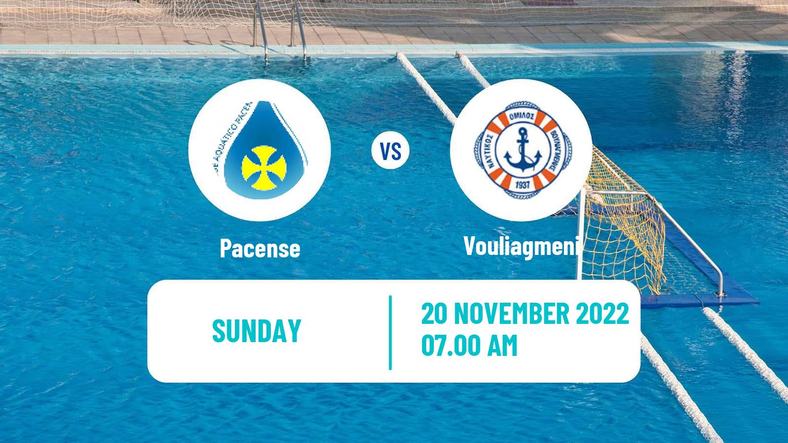 Water polo Champions League Water Polo Women Pacense - Vouliagmeni