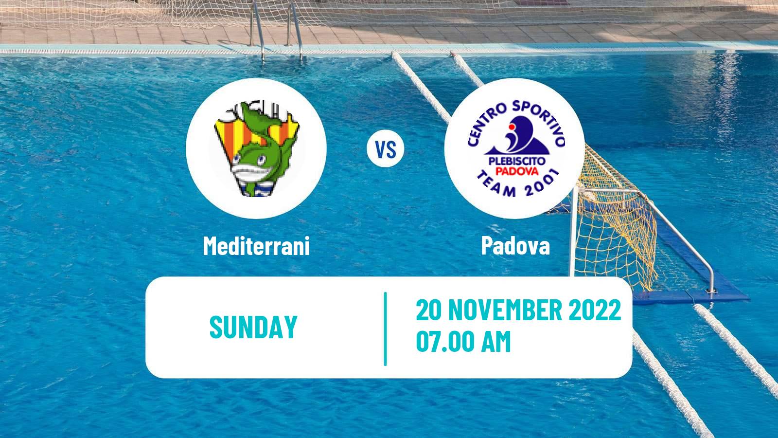 Water polo Champions League Water Polo Women Mediterrani - Padova