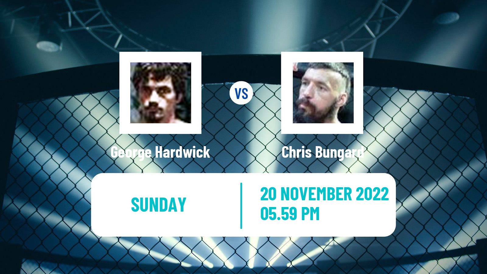 MMA MMA George Hardwick - Chris Bungard
