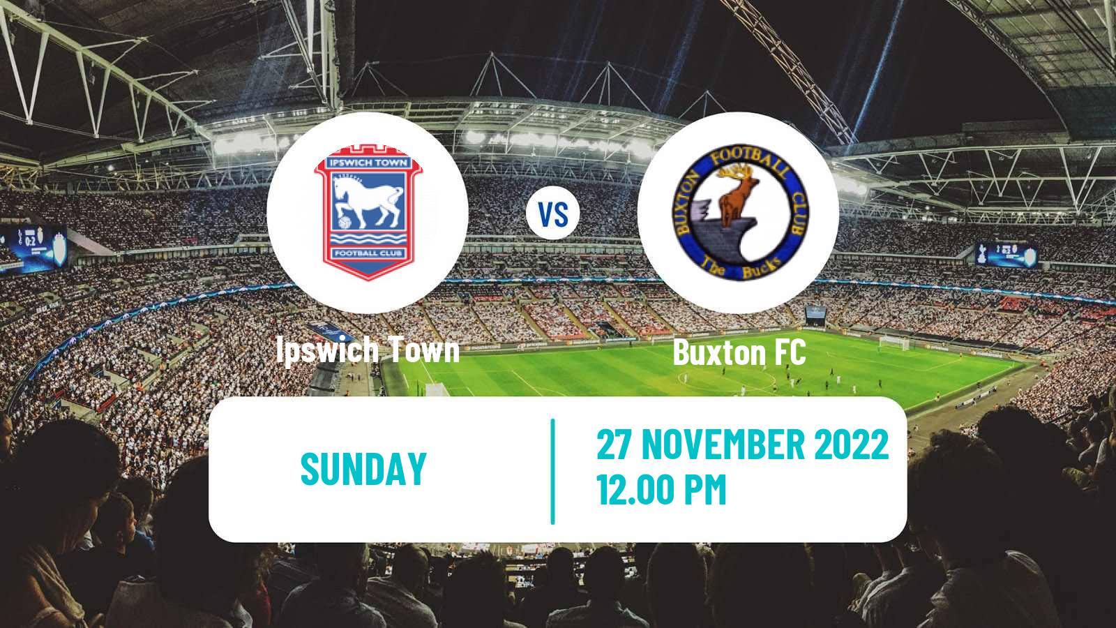 Soccer English FA Cup Ipswich Town - Buxton