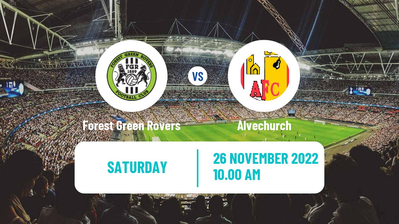 Soccer English FA Cup Forest Green Rovers - Alvechurch