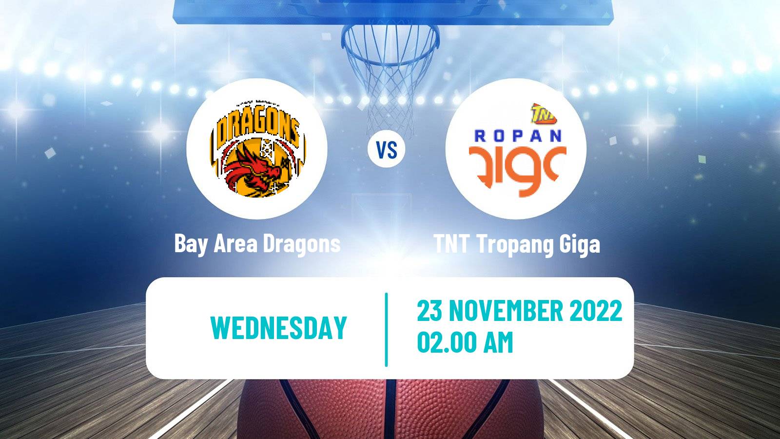 Basketball Philippines - Commissioners Cup Bay Area Dragons - TNT Tropang Giga