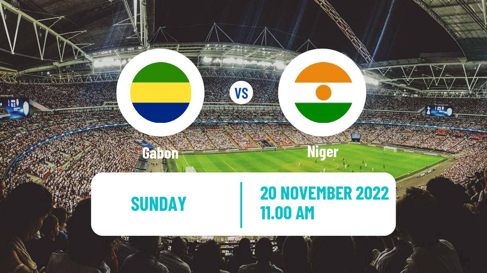 Soccer Friendly Gabon - Niger