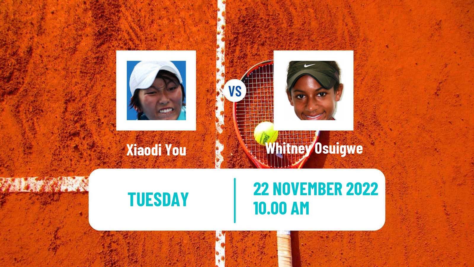 Tennis ATP Challenger Xiaodi You - Whitney Osuigwe