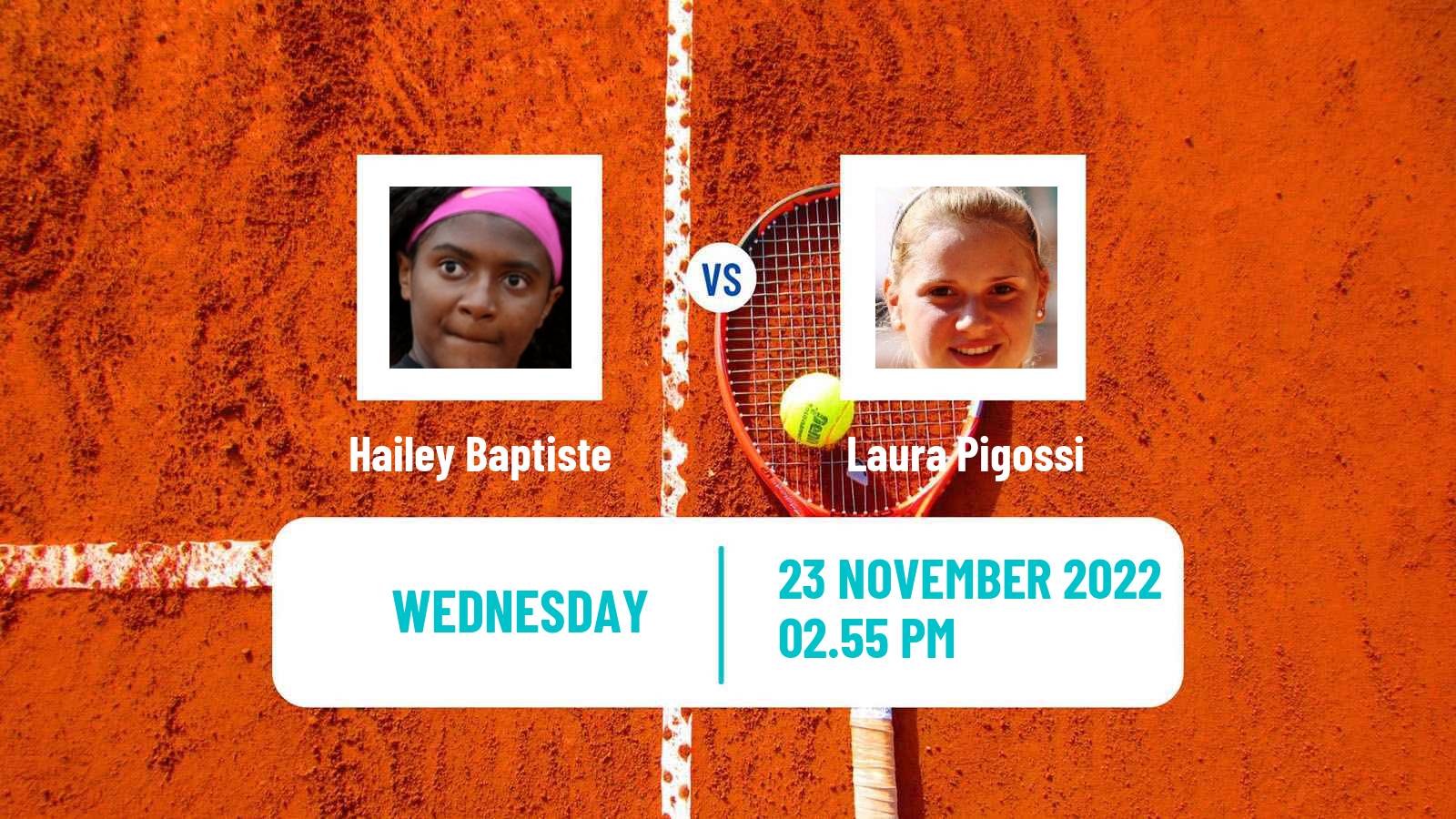 Tennis ATP Challenger Hailey Baptiste - Laura Pigossi