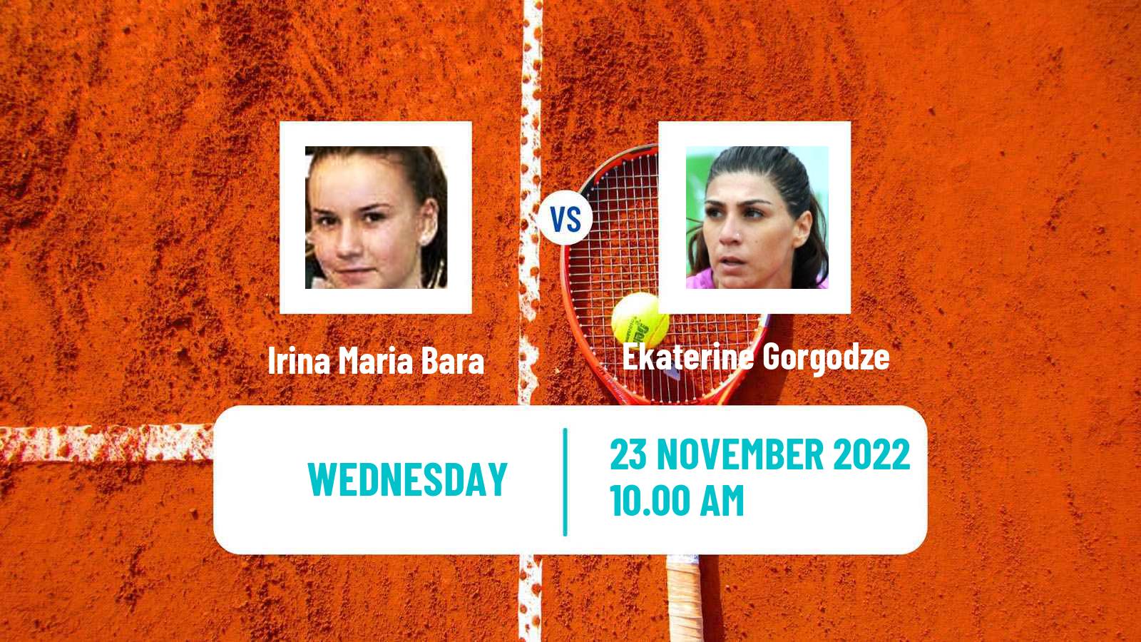 Tennis ATP Challenger Irina Maria Bara - Ekaterine Gorgodze