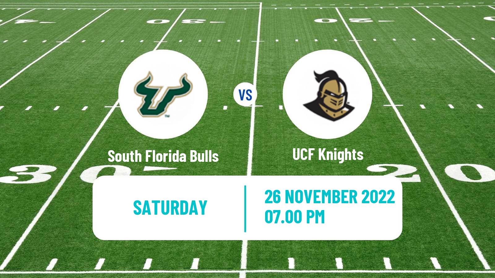 American football NCAA College Football South Florida Bulls - UCF Knights