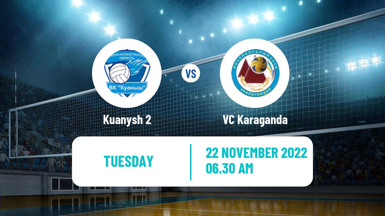 Volleyball Kazakh National League Volleyball Women Kuanysh 2 - Karaganda