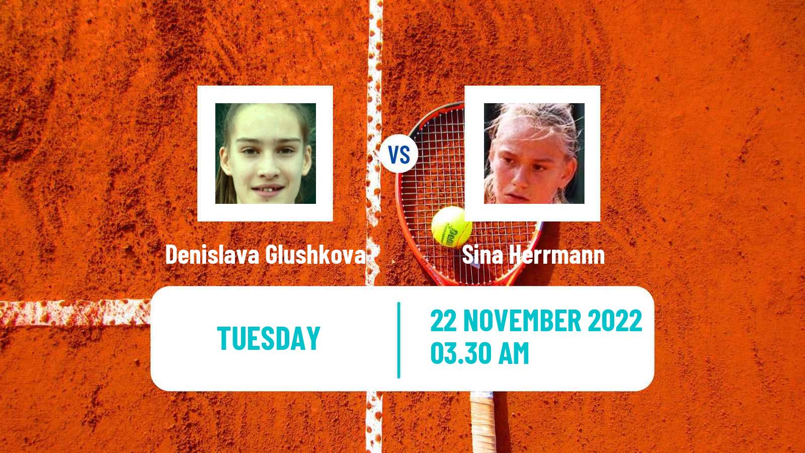 Tennis ITF Tournaments Denislava Glushkova - Sina Herrmann
