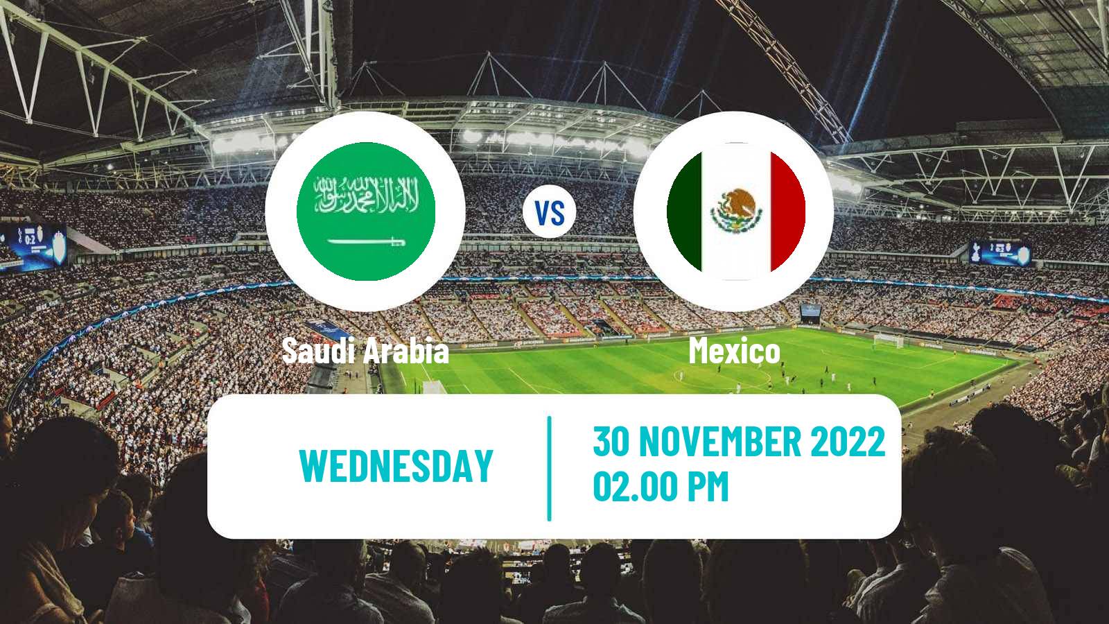 Soccer FIFA World Cup Saudi Arabia - Mexico