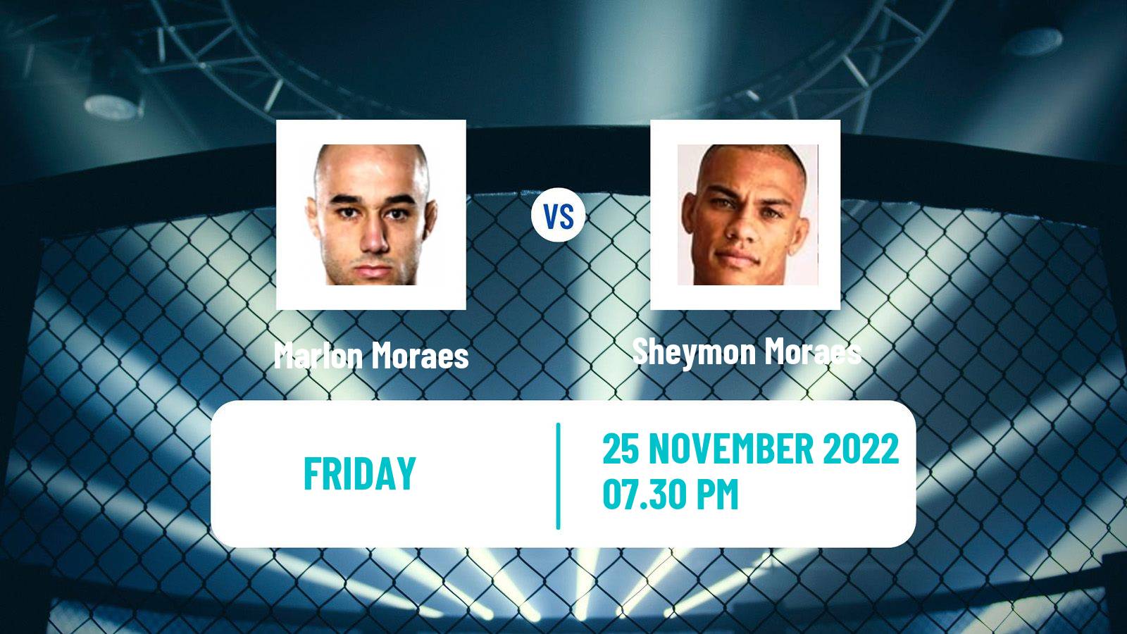 MMA MMA Marlon Moraes - Sheymon Moraes