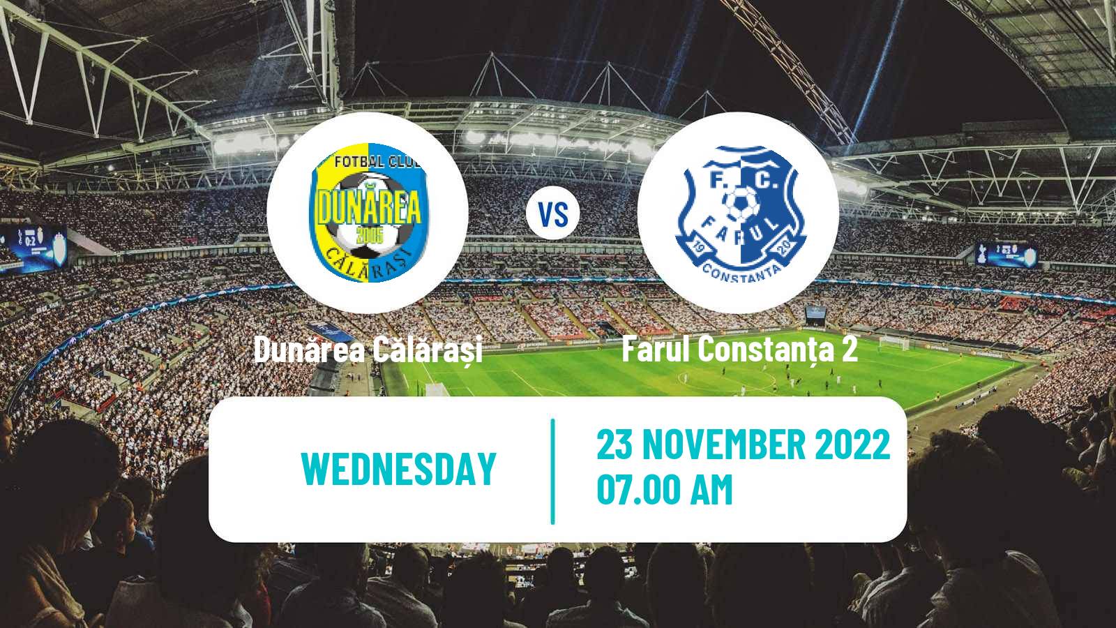Soccer Romanian Liga 3 - Seria 3 Dunărea Călărași - Farul Constanța 2