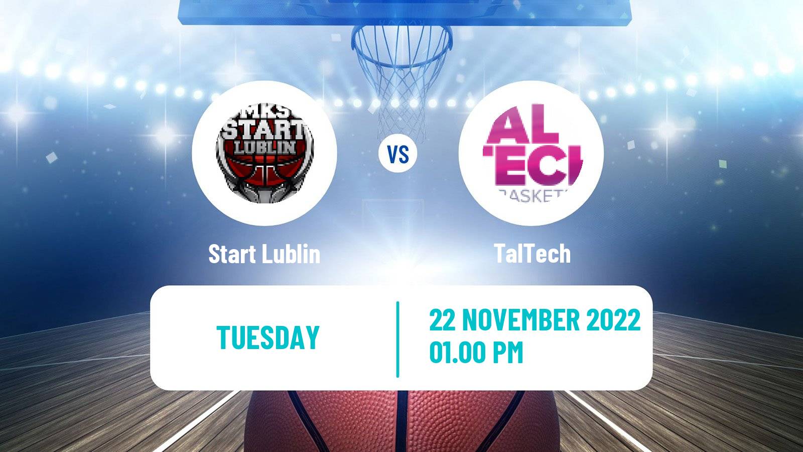 Basketball ENBL Start Lublin - TalTech