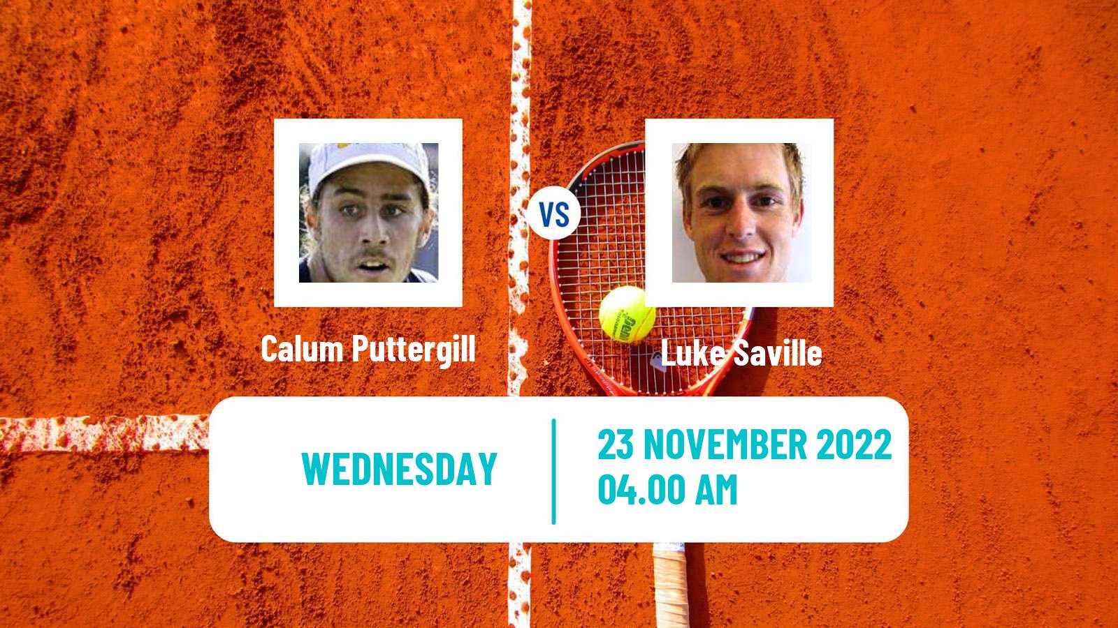 Tennis ITF Tournaments Calum Puttergill - Luke Saville