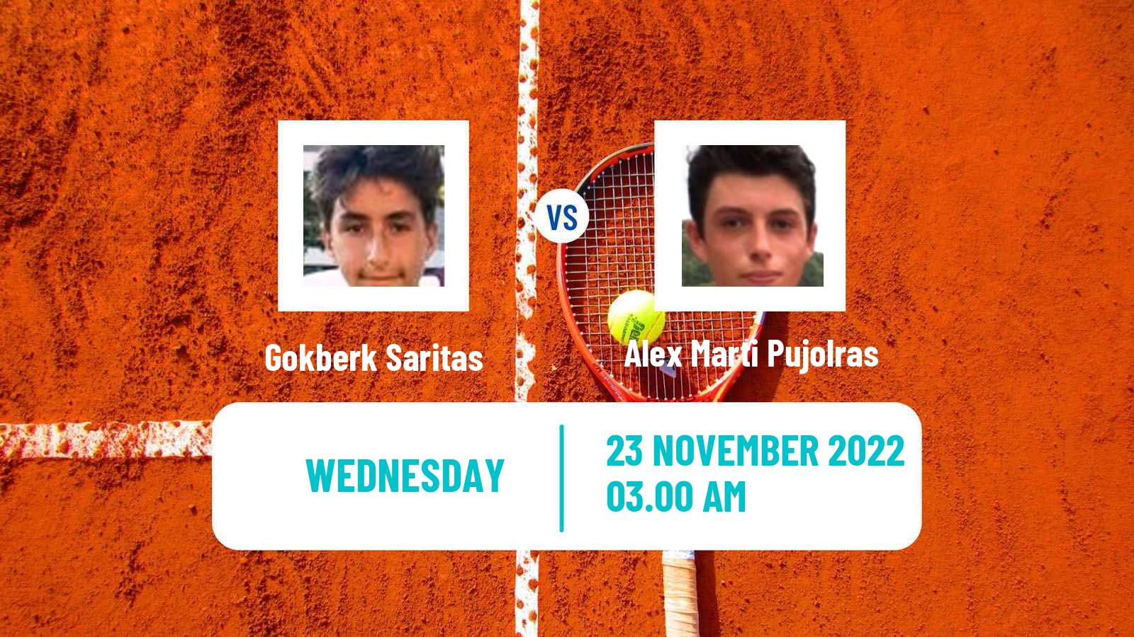 Tennis ITF Tournaments Gokberk Saritas - Alex Marti Pujolras