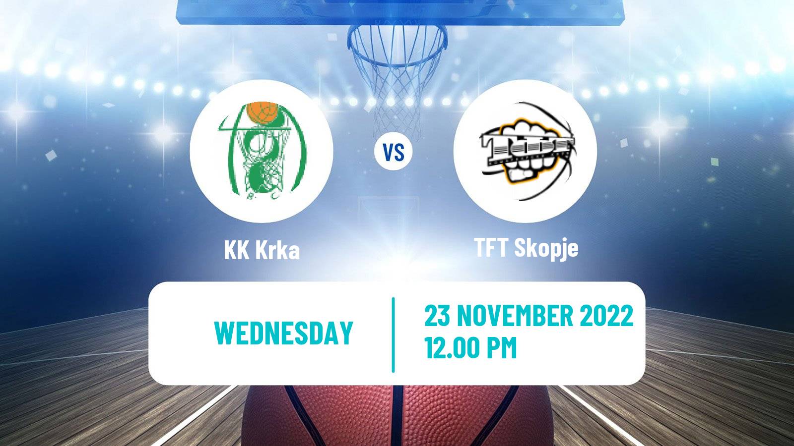 Basketball Adriatic League 2 Krka - TFT Skopje