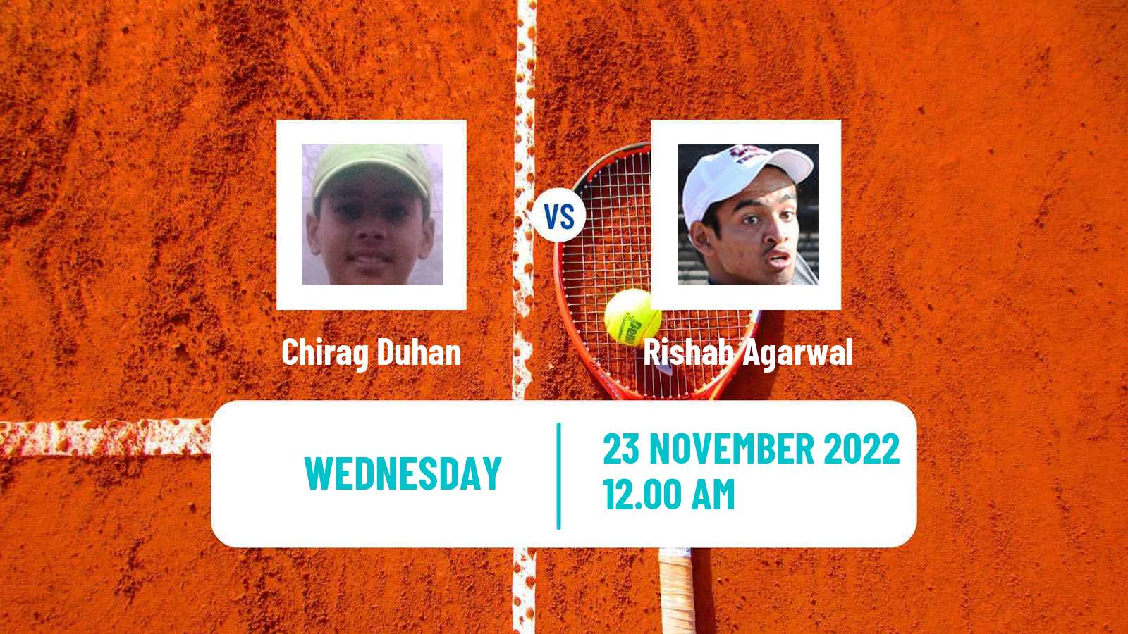 Tennis ITF Tournaments Chirag Duhan - Rishab Agarwal