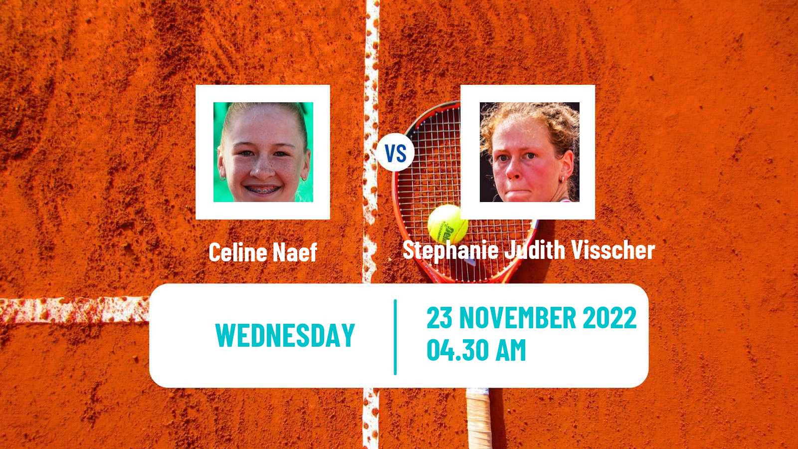 Tennis ITF Tournaments Celine Naef - Stephanie Judith Visscher