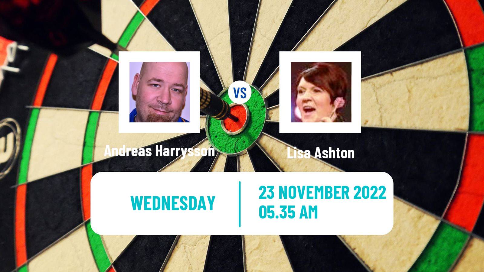 Darts Darts Andreas Harrysson - Lisa Ashton