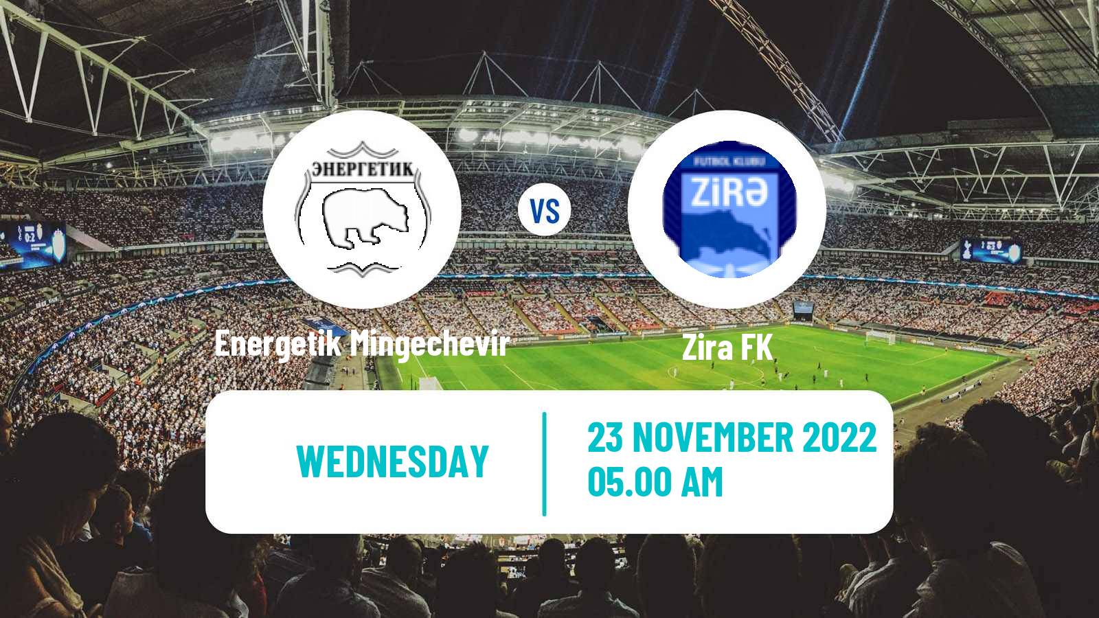 Soccer Azerbaijan Cup Energetik Mingechevir - Zira