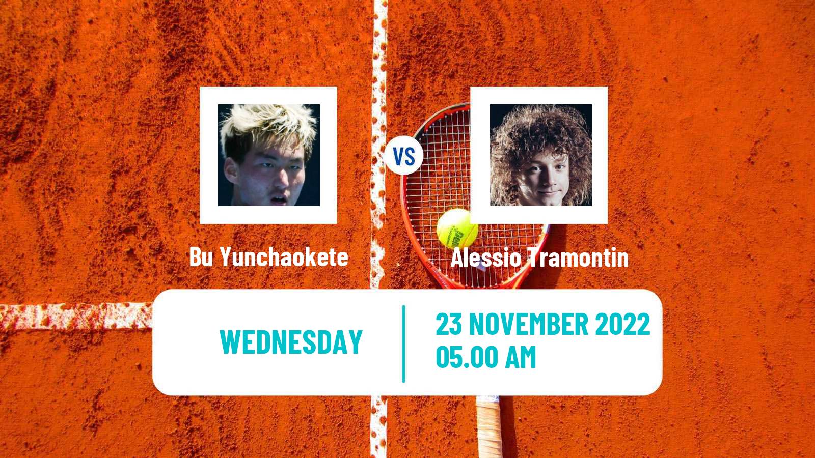 Tennis ITF Tournaments Bu Yunchaokete - Alessio Tramontin