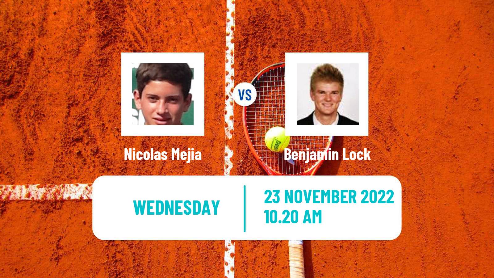 Tennis ATP Challenger Nicolas Mejia - Benjamin Lock