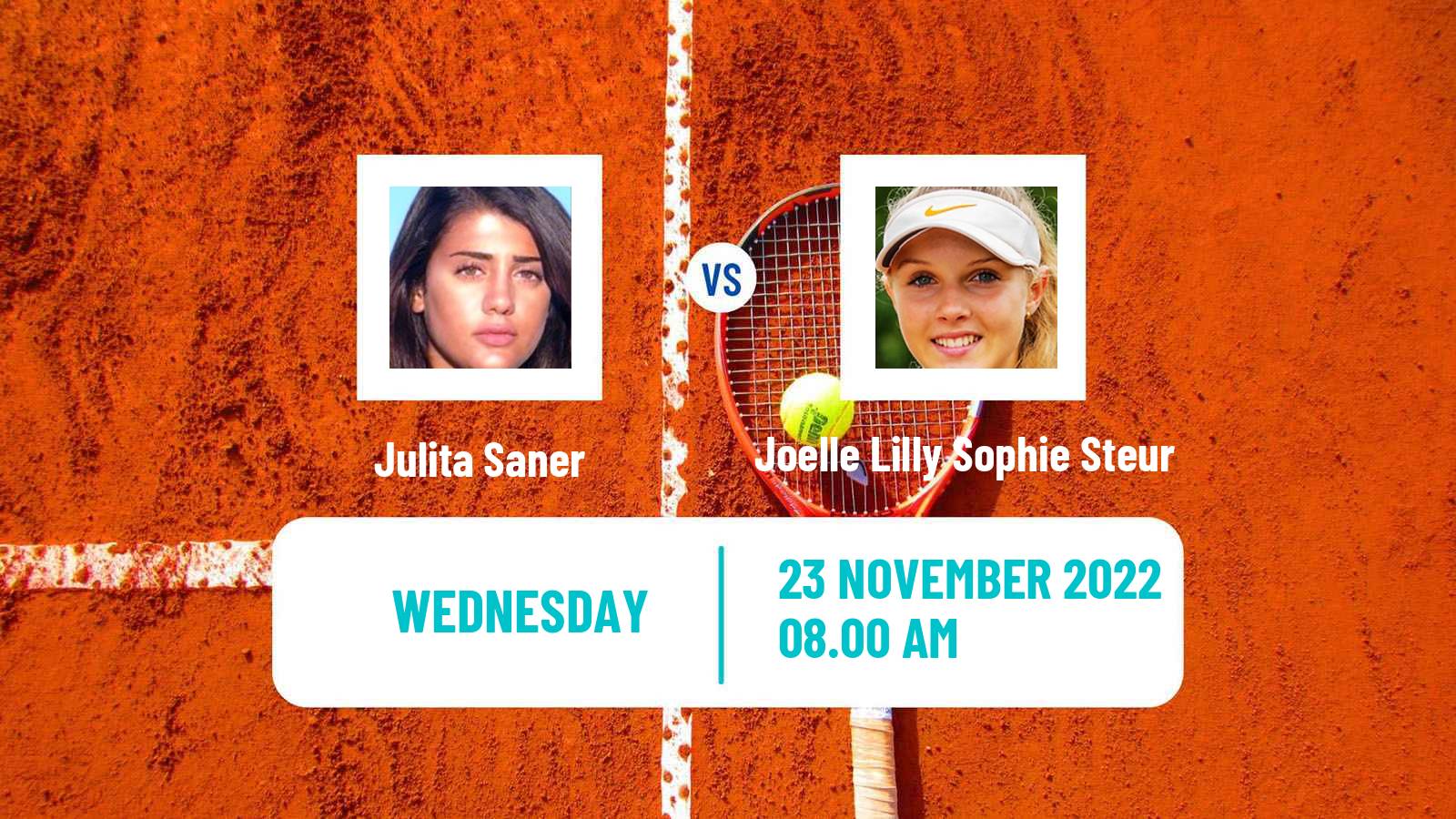 Tennis ITF Tournaments Julita Saner - Joelle Lilly Sophie Steur