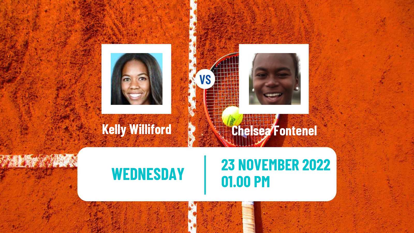 Tennis ITF Tournaments Kelly Williford - Chelsea Fontenel