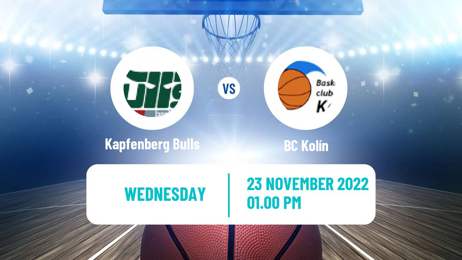 Basketball Alpe Adria Cup Kapfenberg Bulls - Kolín