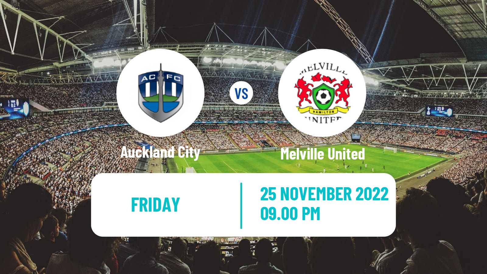 Soccer New Zealand National League Auckland City - Melville United