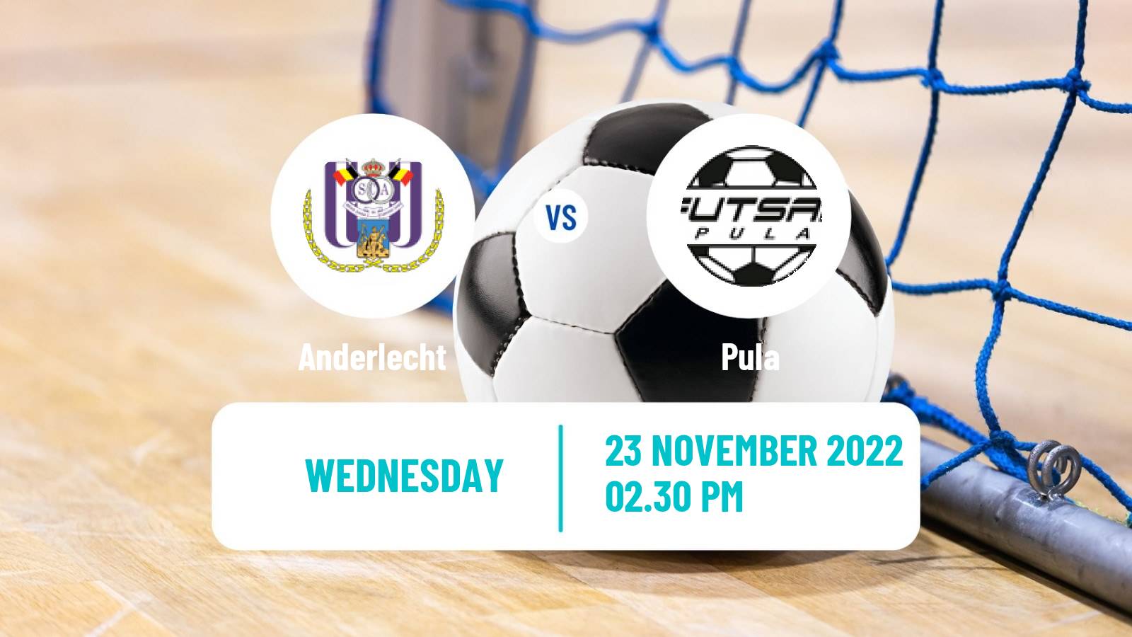 Futsal UEFA Futsal Champions League Anderlecht - Pula