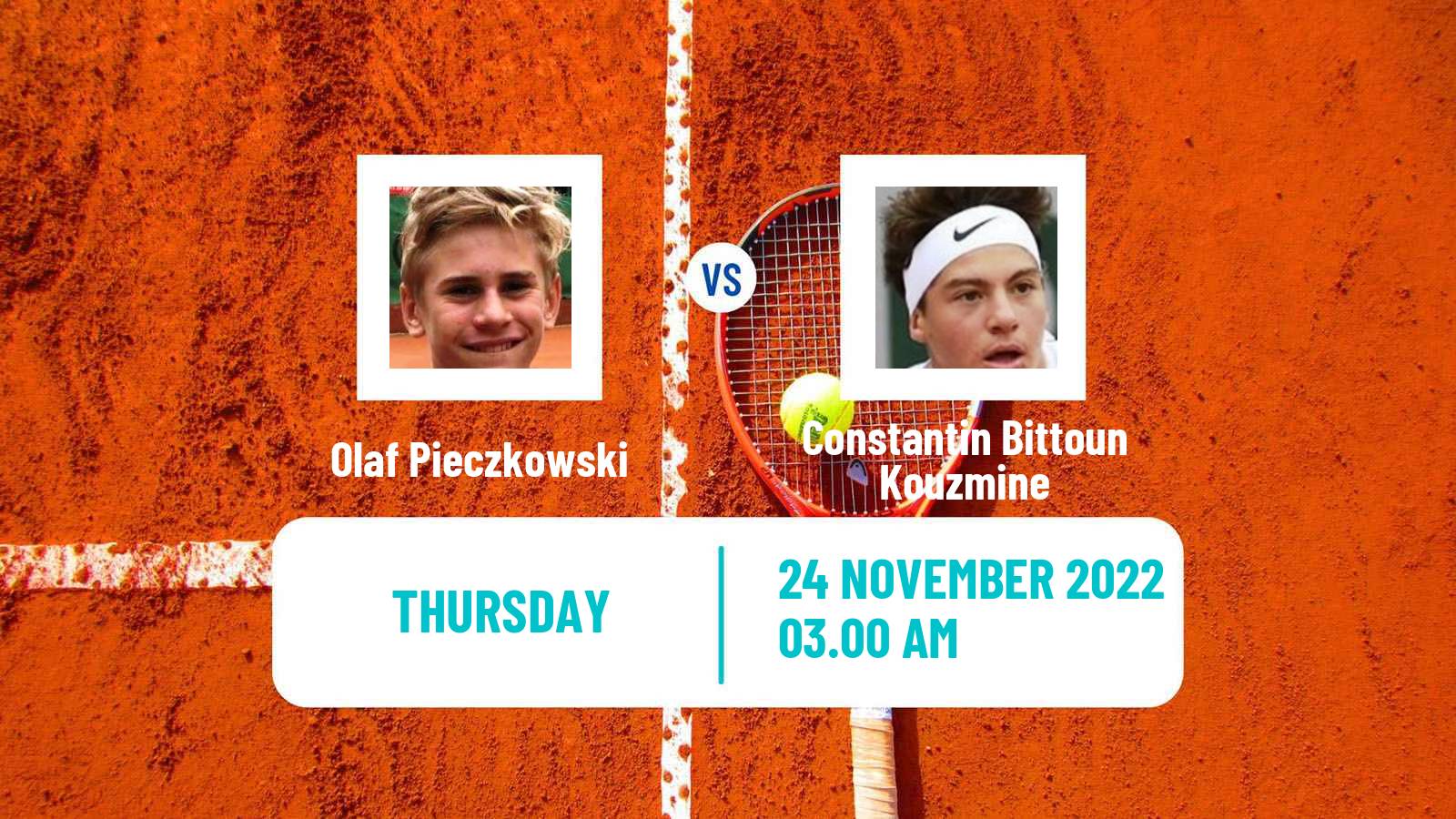 Tennis ITF Tournaments Olaf Pieczkowski - Constantin Bittoun Kouzmine