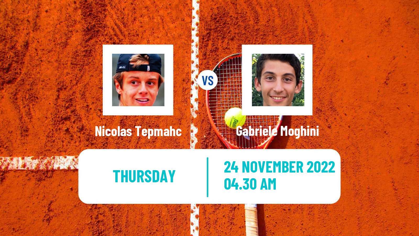 Tennis ITF Tournaments Nicolas Tepmahc - Gabriele Moghini