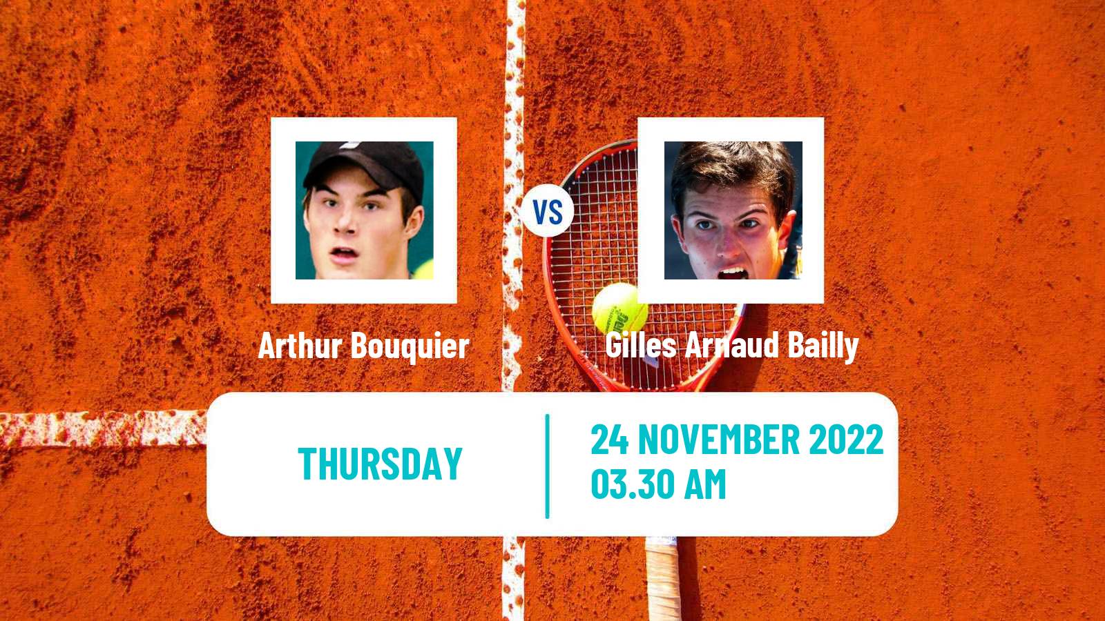 Tennis ITF Tournaments Arthur Bouquier - Gilles Arnaud Bailly