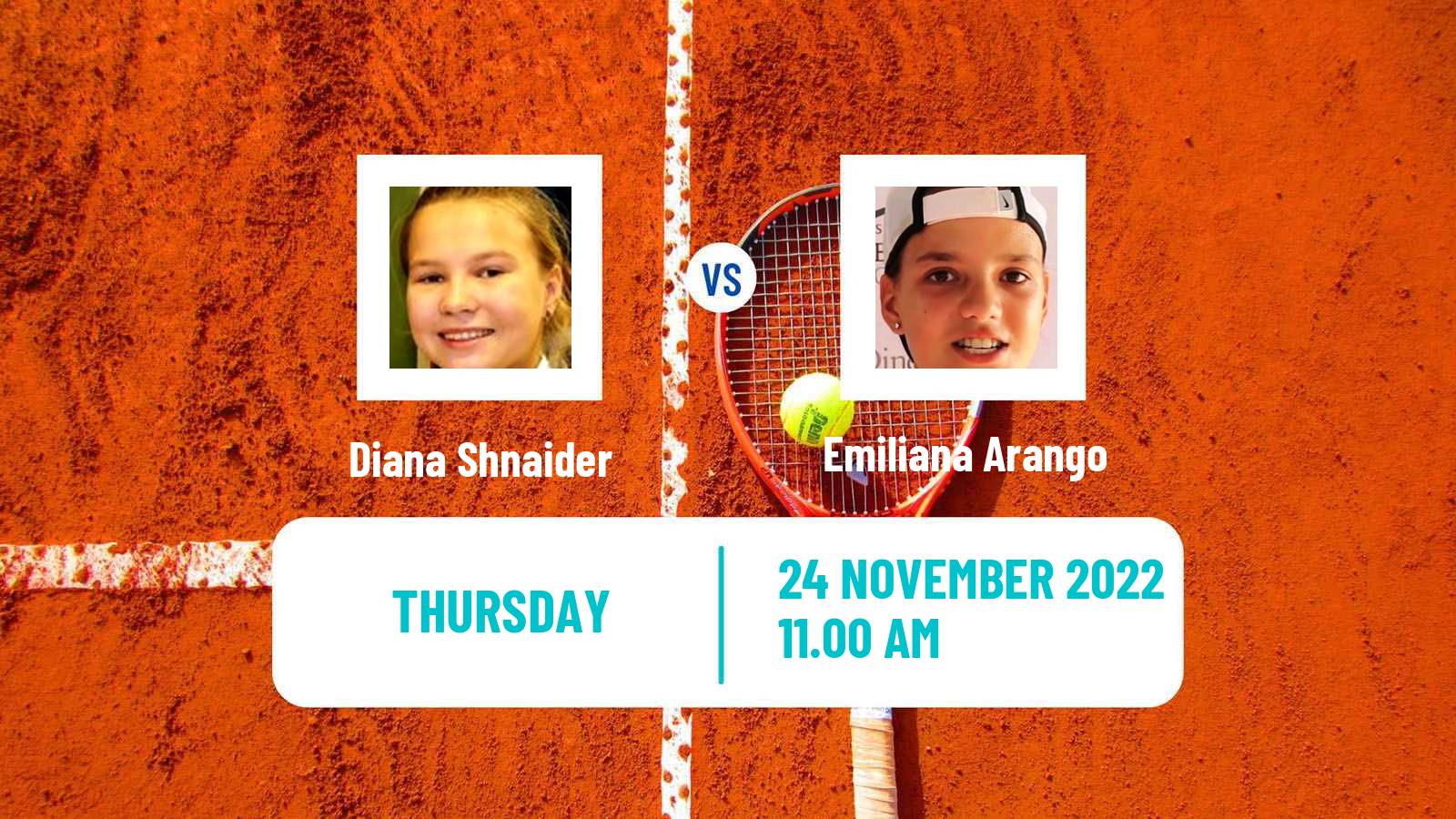 Tennis ATP Challenger Diana Shnaider - Emiliana Arango