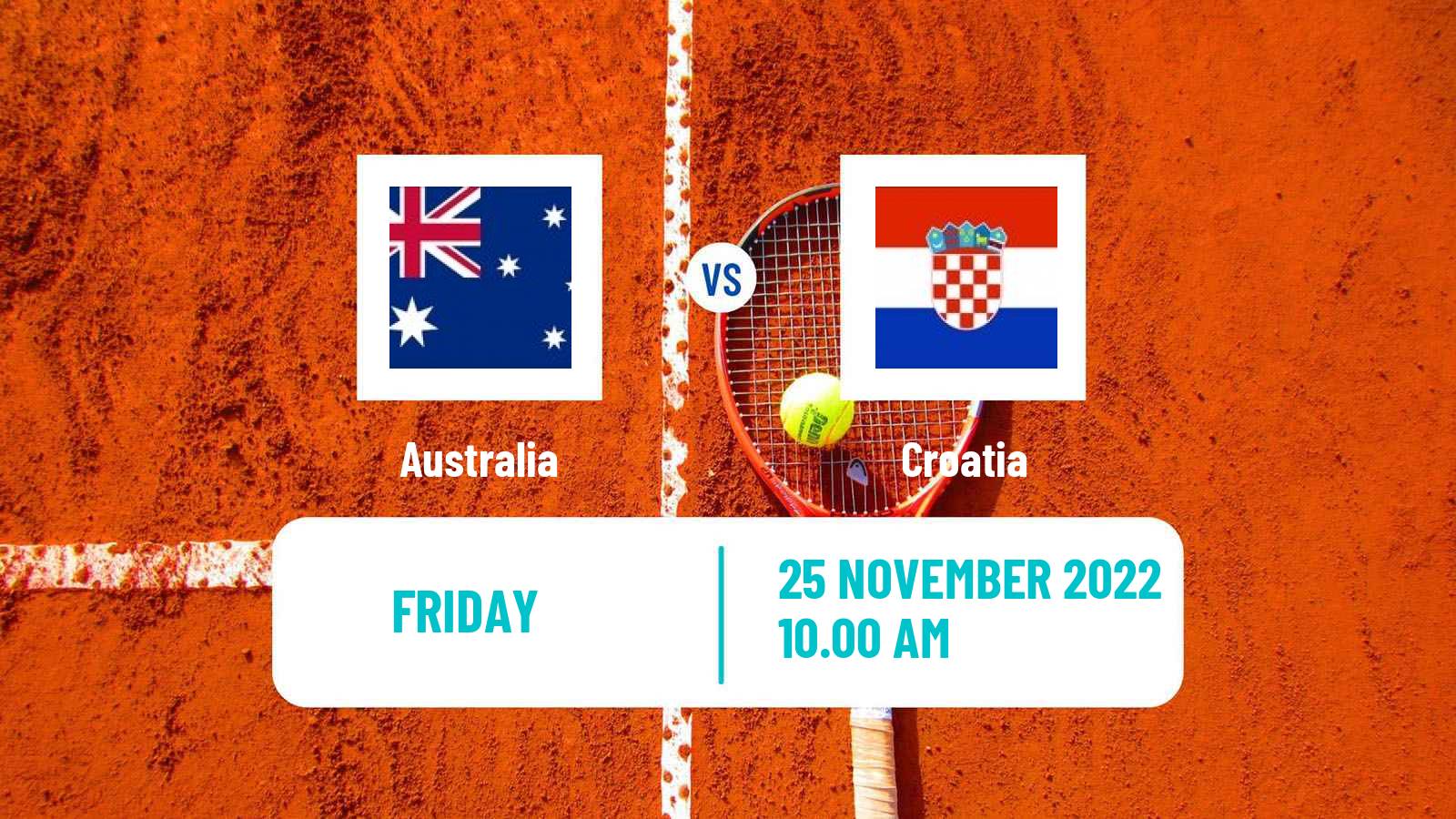 Tennis Davis Cup - World Group Teams Australia - Croatia