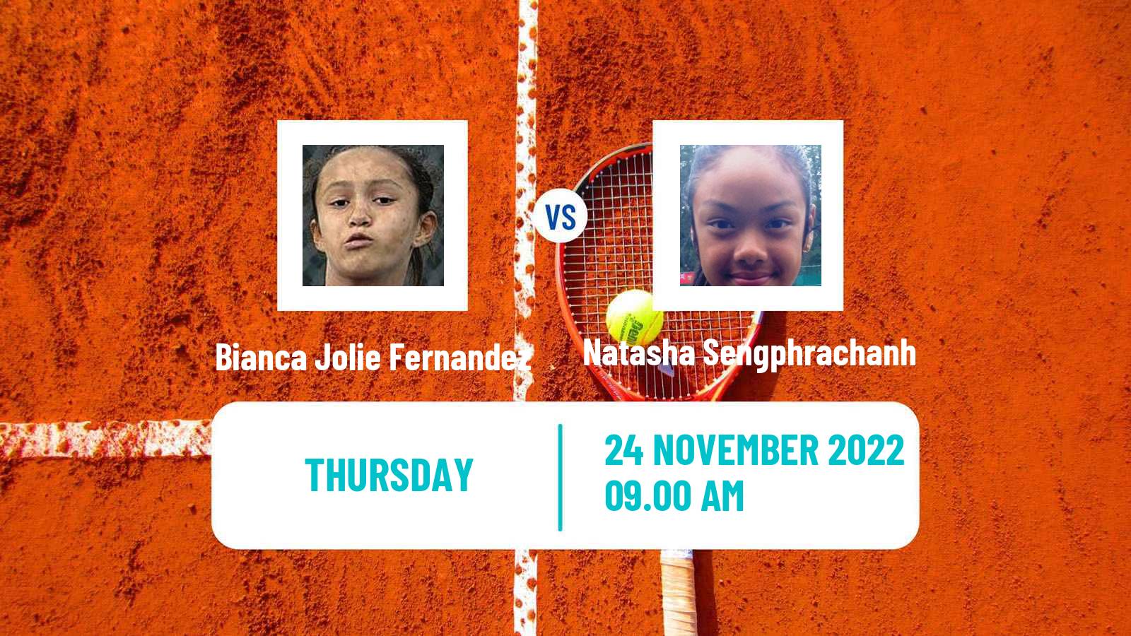 Tennis ITF Tournaments Bianca Jolie Fernandez - Natasha Sengphrachanh