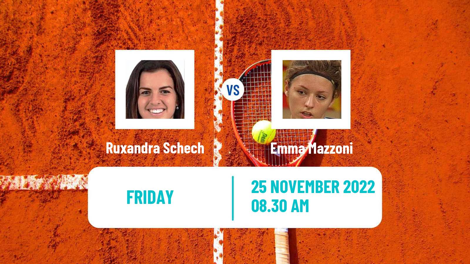 Tennis ITF Tournaments Ruxandra Schech - Emma Mazzoni