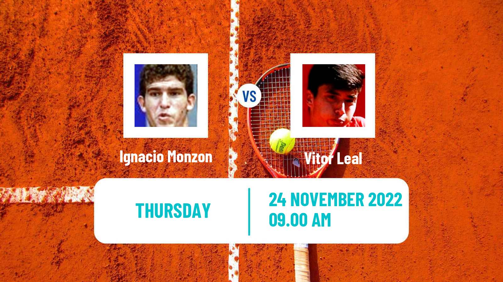 Tennis ITF Tournaments Ignacio Monzon - Vitor Leal