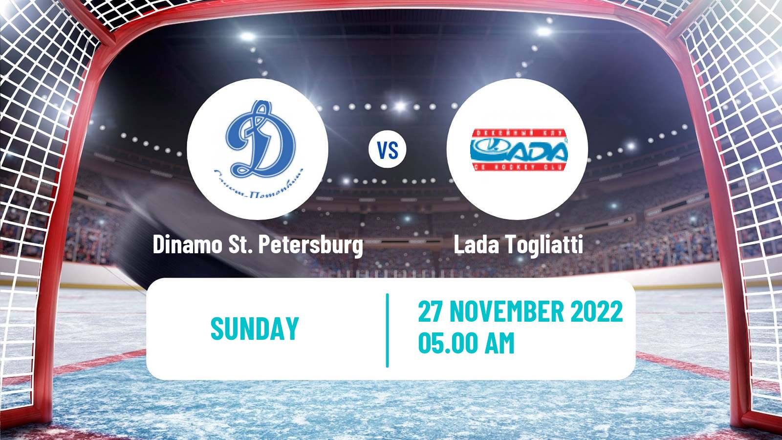 Hockey VHL Dinamo St. Petersburg - Lada Togliatti