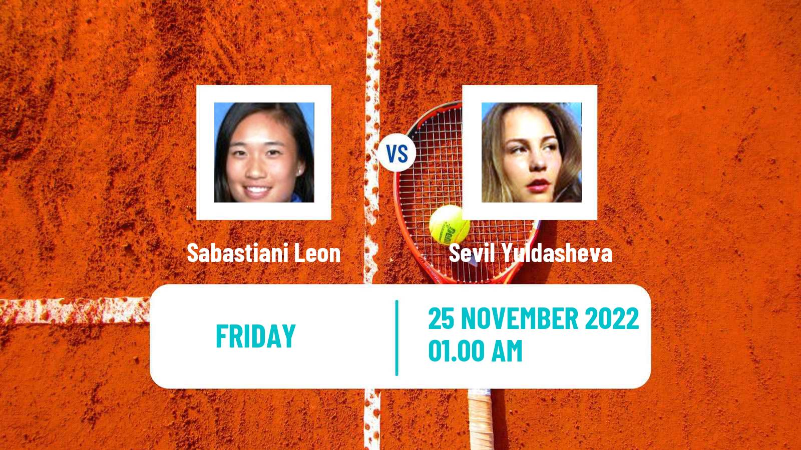 Tennis ITF Tournaments Sabastiani Leon - Sevil Yuldasheva