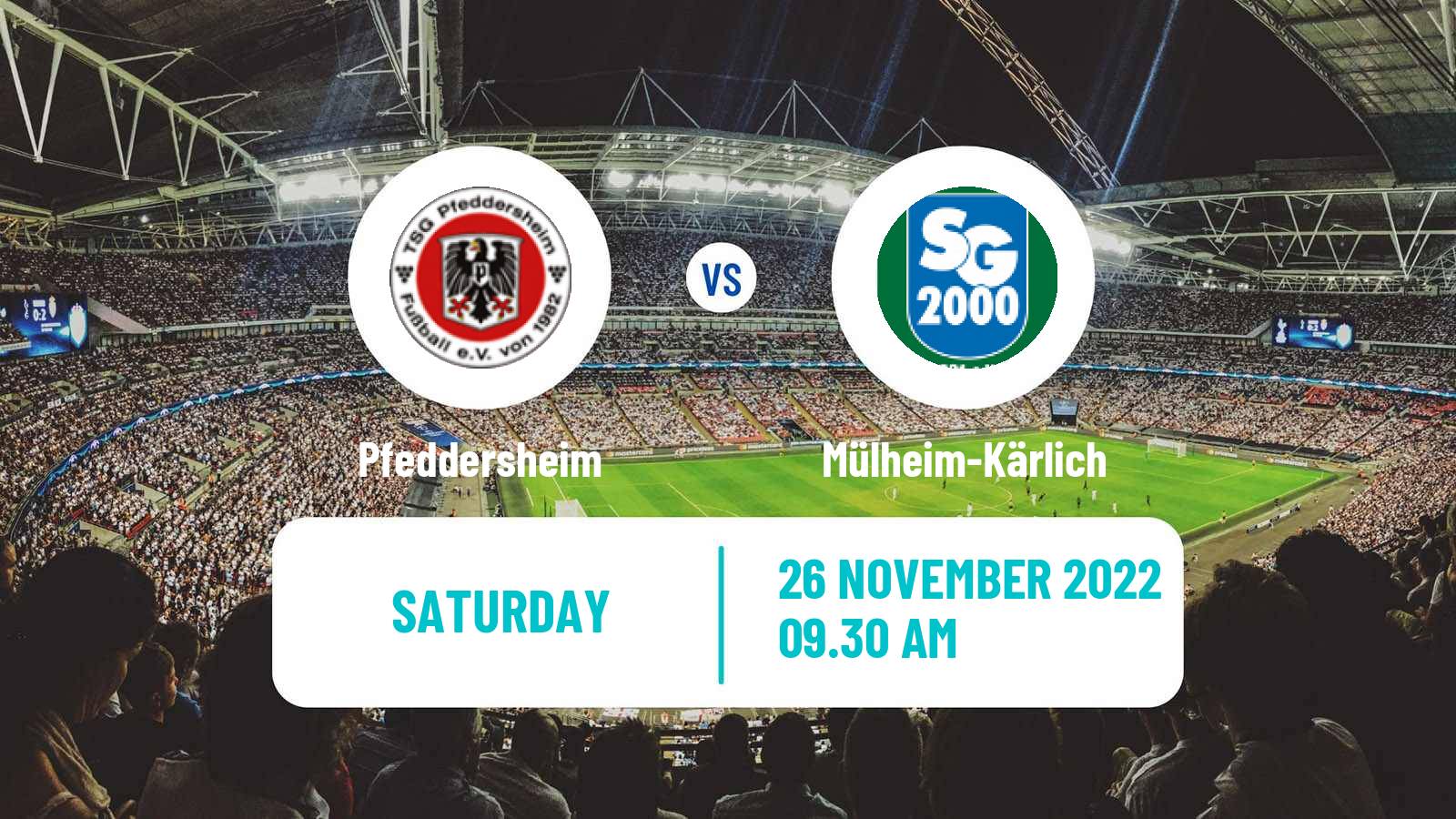 Soccer German Oberliga Rheinland-Pfalz/Saar Pfeddersheim - Mülheim-Kärlich