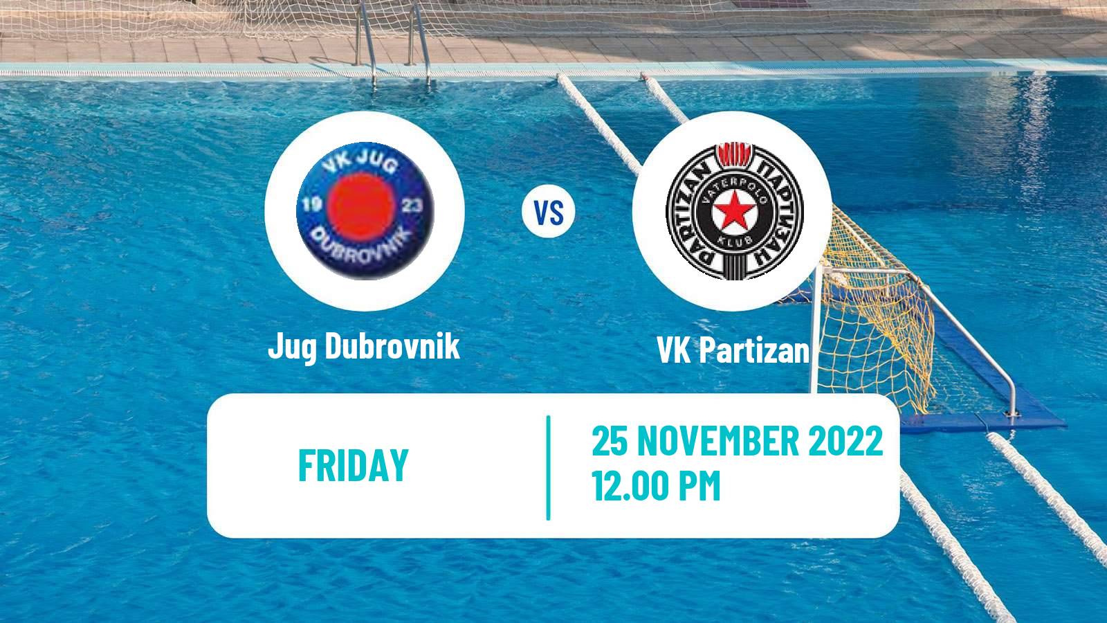 Water polo Regional League Water Polo Jug Dubrovnik - Partizan