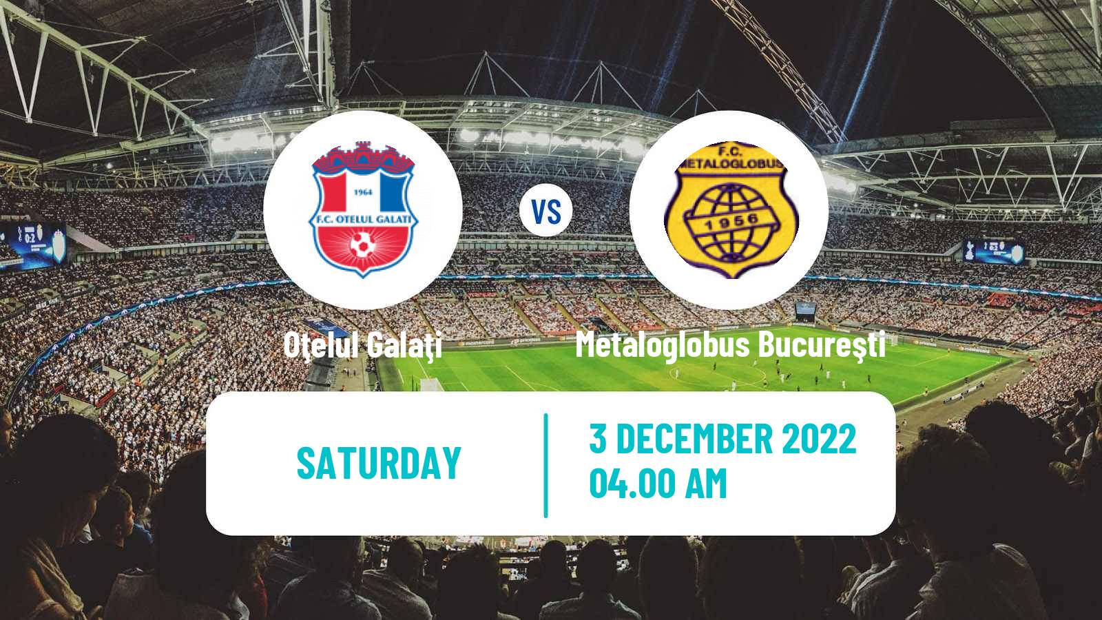 Soccer Romanian Division 2 Oţelul Galaţi - Metaloglobus Bucureşti