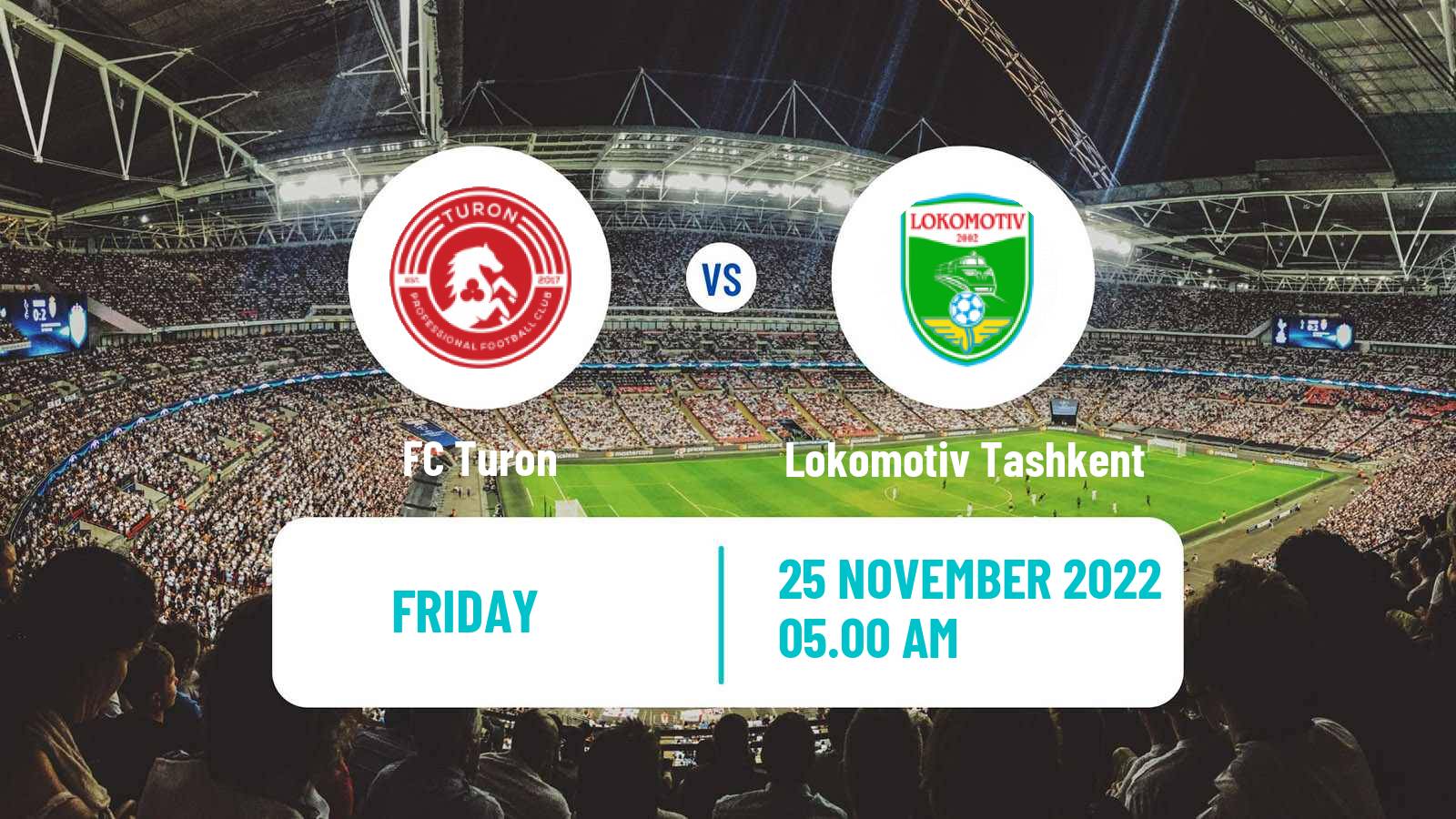 Soccer Uzbek League Turon - Lokomotiv Tashkent